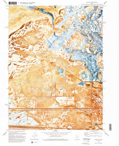 United States Geological Survey Baileys Lake, UT (1972, 24000-Scale) digital map