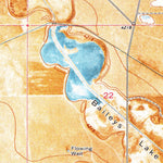 United States Geological Survey Baileys Lake, UT (1972, 24000-Scale) digital map