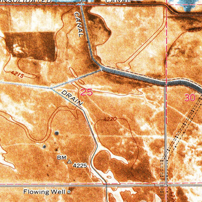 United States Geological Survey Baileys Lake, UT (1972, 24000-Scale) digital map