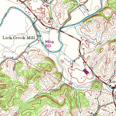 United States Geological Survey Baileyton, TN (1939, 24000-Scale) digital map