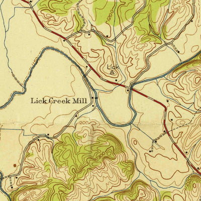 United States Geological Survey Baileyton, TN (1940, 24000-Scale) digital map