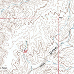 United States Geological Survey Bain Draw, WY (1967, 24000-Scale) digital map