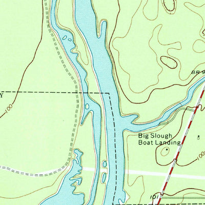 United States Geological Survey Bainbridge, GA (1974, 24000-Scale) digital map
