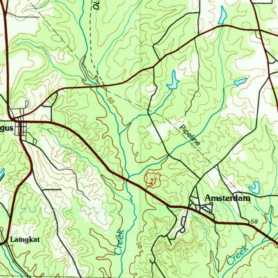 United States Geological Survey Bainbridge, GA-FL (1978, 100000-Scale) digital map