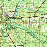 United States Geological Survey Bainbridge, GA-FL (1978, 100000-Scale) digital map
