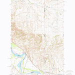 United States Geological Survey Bainville SE, MT-ND (1968, 24000-Scale) digital map