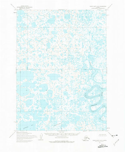 United States Geological Survey Baird Inlet A-3, AK (1954, 63360-Scale) digital map