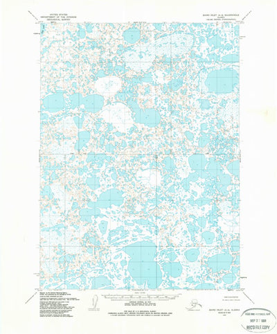United States Geological Survey Baird Inlet A-4, AK (1954, 63360-Scale) digital map