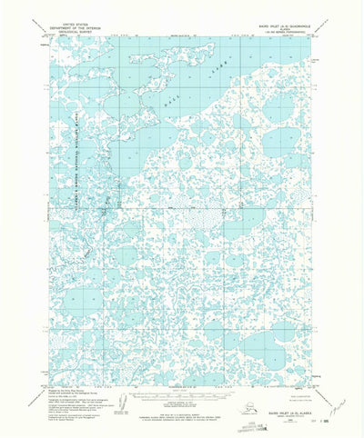 United States Geological Survey Baird Inlet A-5, AK (1954, 63360-Scale) digital map