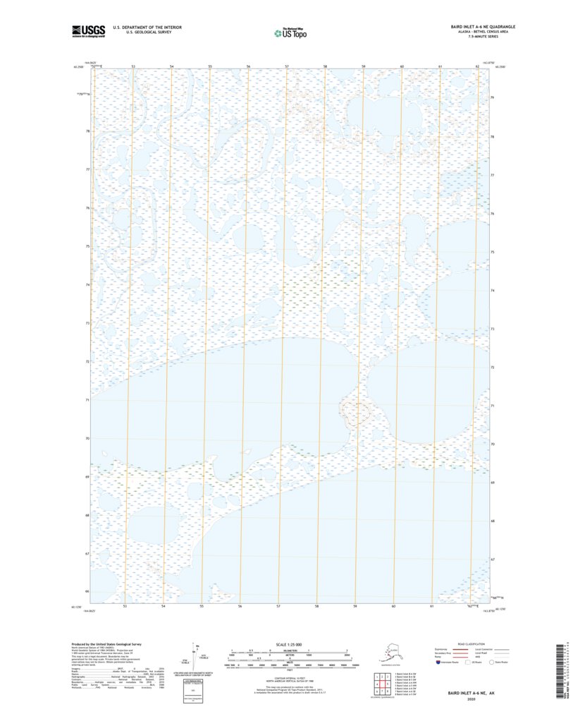 Baird Inlet A-6 NE, AK (2020, 25000-Scale) Map by United States ...