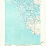 United States Geological Survey Baird Inlet A-7, AK (1954, 63360-Scale) digital map