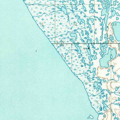 United States Geological Survey Baird Inlet A-7, AK (1954, 63360-Scale) digital map
