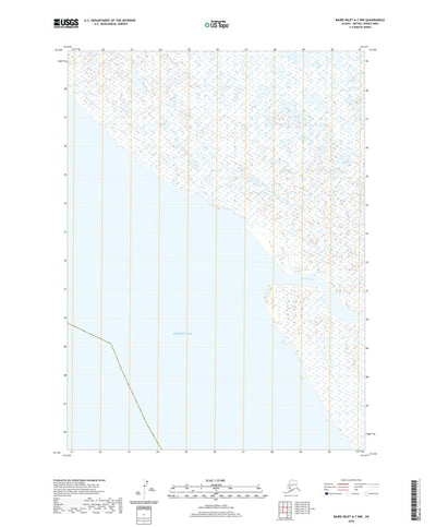 United States Geological Survey Baird Inlet A-7 NW, AK (2020, 25000-Scale) digital map