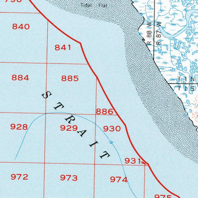 United States Geological Survey Baird Inlet, AK (1954, 250000-Scale) digital map
