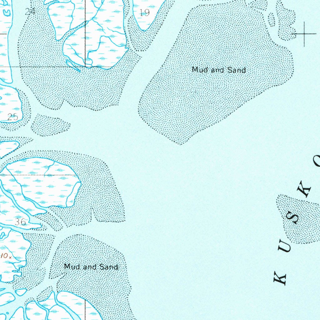 Gunt Inlet Map Baird Inlet B-2, AK (1954, 63360-Scale) Map by United States Geological ...