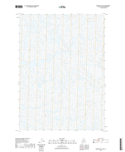 United States Geological Survey Baird Inlet B-4 NE, AK (2020, 25000-Scale) digital map