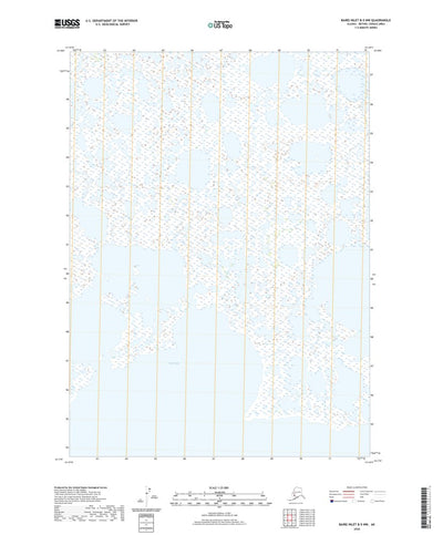 United States Geological Survey Baird Inlet B-5 NW, AK (2020, 25000-Scale) digital map