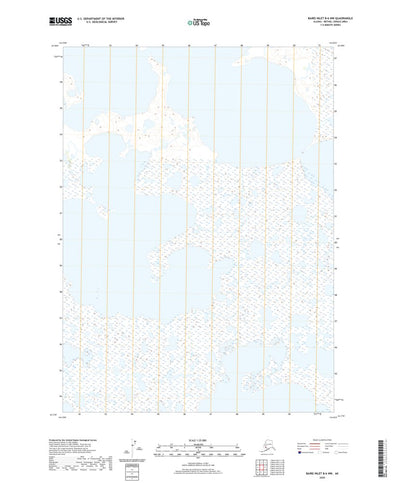 United States Geological Survey Baird Inlet B-6 NW, AK (2020, 25000-Scale) digital map