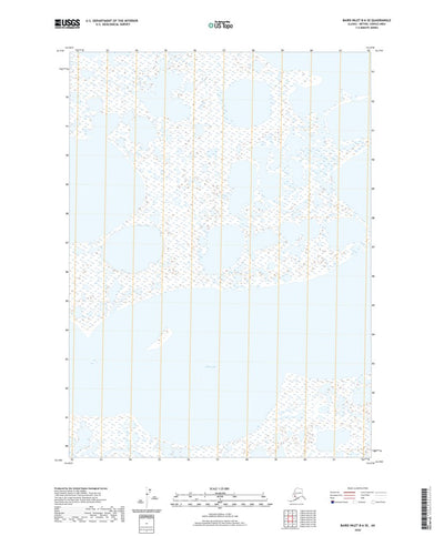 United States Geological Survey Baird Inlet B-6 SE, AK (2020, 25000-Scale) digital map