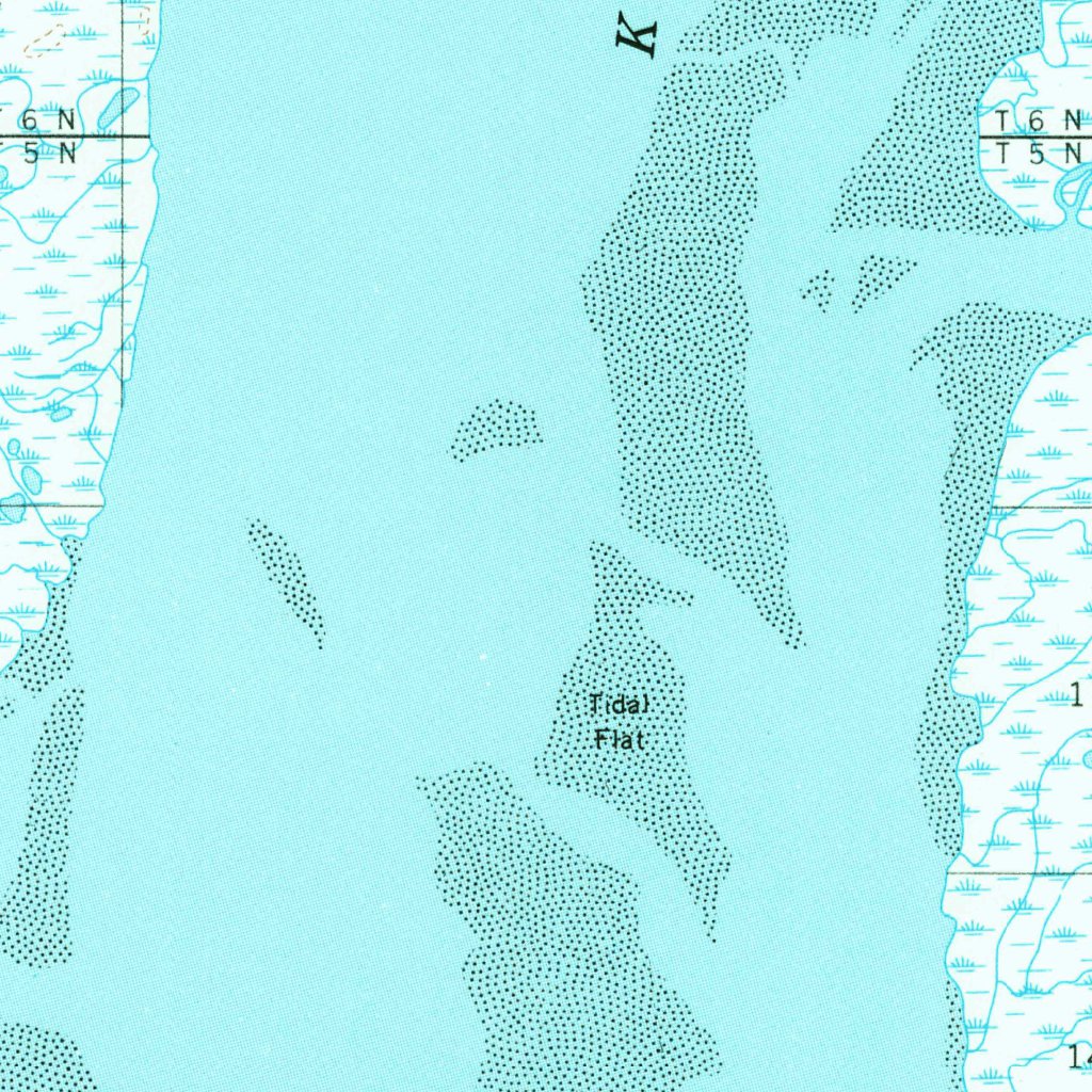 Gunt Inlet Map Baird Inlet C-1, AK (1954, 63360-Scale) Map by United States Geological ...