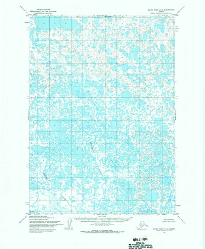 United States Geological Survey Baird Inlet C-2, AK (1954, 63360-Scale) digital map
