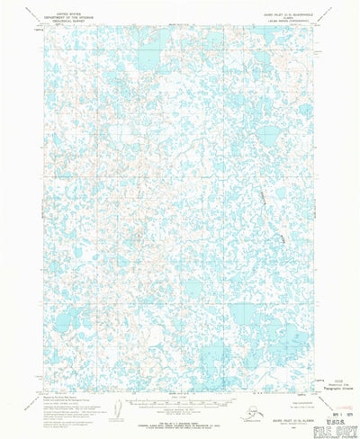United States Geological Survey Baird Inlet C-3, AK (1954, 63360-Scale) digital map