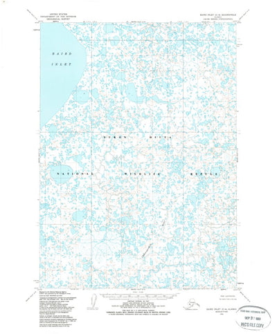 United States Geological Survey Baird Inlet C-4, AK (1954, 63360-Scale) digital map