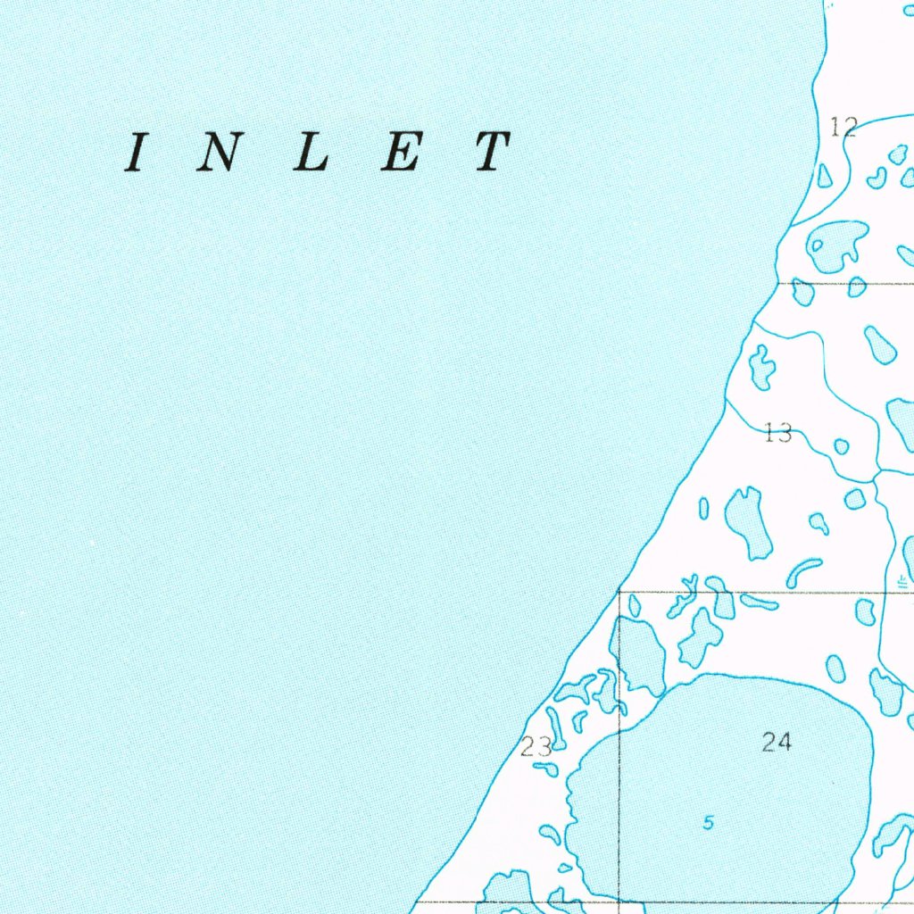 Baird Inlet C-4, AK (1954, 63360-Scale) Map by United States Geological ...