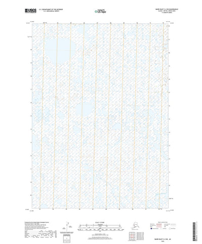 United States Geological Survey Baird Inlet C-4 SW, AK (2020, 25000-Scale) digital map
