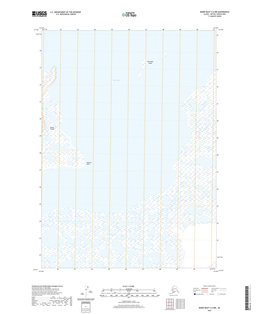 Baird Inlet C-6 NW, AK (2020, 25000-Scale) Map by United States ...