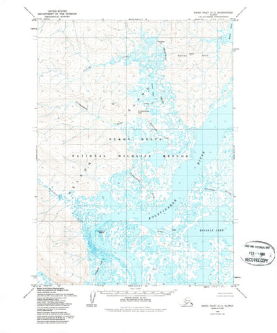 United States Geological Survey Baird Inlet C-7, AK (1954, 63360-Scale) digital map