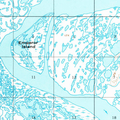 United States Geological Survey Baird Inlet C-7, AK (1954, 63360-Scale) digital map