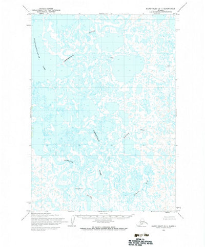 United States Geological Survey Baird Inlet D-1, AK (1954, 63360-Scale) digital map