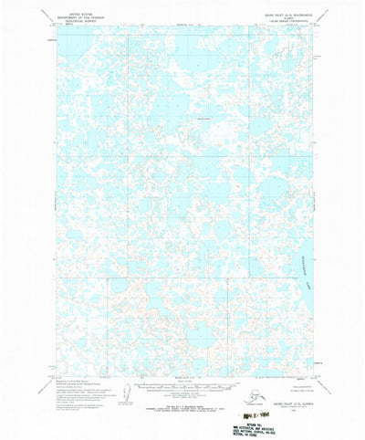 United States Geological Survey Baird Inlet D-3, AK (1954, 63360-Scale) digital map