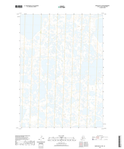 United States Geological Survey Baird Inlet D-3 NW, AK (2020, 25000-Scale) digital map