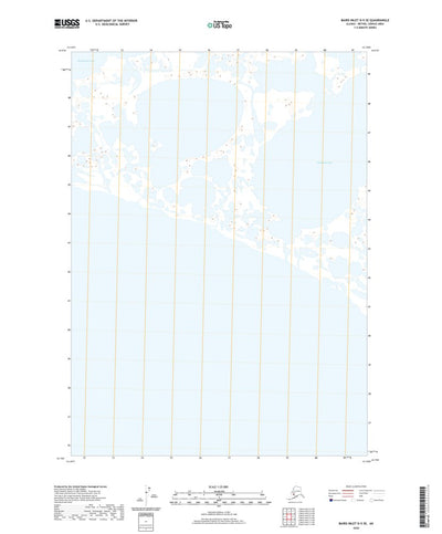 United States Geological Survey Baird Inlet D-5 SE, AK (2020, 25000-Scale) digital map