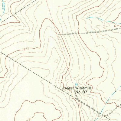United States Geological Survey Baird Lake, TX (1968, 24000-Scale) digital map