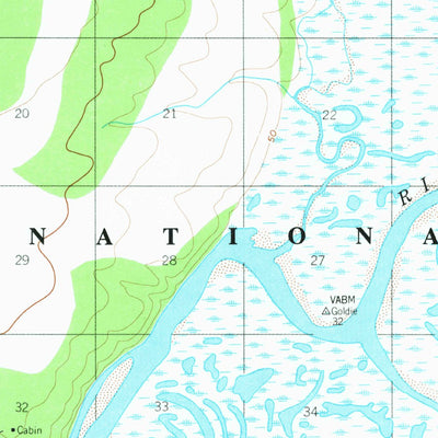 United States Geological Survey Baird Mountains A-2, AK (1955, 63360-Scale) digital map