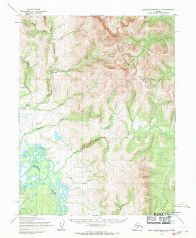 United States Geological Survey Baird Mountains A-3, AK (1955, 63360-Scale) digital map