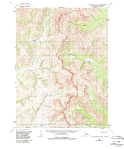 United States Geological Survey Baird Mountains B-3, AK (1955, 63360-Scale) digital map