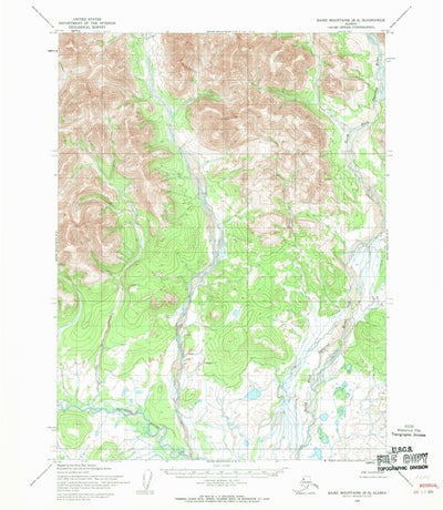 United States Geological Survey Baird Mountains B-5, AK (1955, 63360-Scale) digital map
