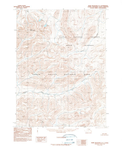 United States Geological Survey Baird Mountains C-1, AK (1990, 63360-Scale) digital map