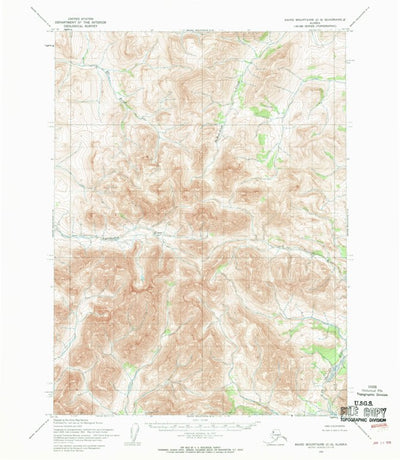 United States Geological Survey Baird Mountains C-5, AK (1955, 63360-Scale) digital map