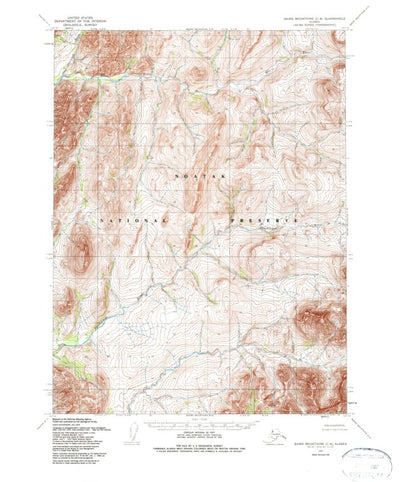 United States Geological Survey Baird Mountains C-6, AK (1955, 63360-Scale) digital map