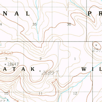 United States Geological Survey Baird Mountains D-1, AK (1990, 63360-Scale) digital map