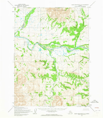 United States Geological Survey Baird Mountains D-4, AK (1955, 63360-Scale) digital map