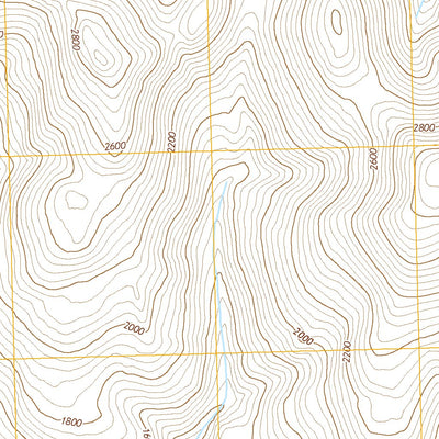 United States Geological Survey Baird Mountains D-4 NE, AK (2015, 25000-Scale) digital map