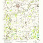 United States Geological Survey Baird, MS (1967, 62500-Scale) digital map