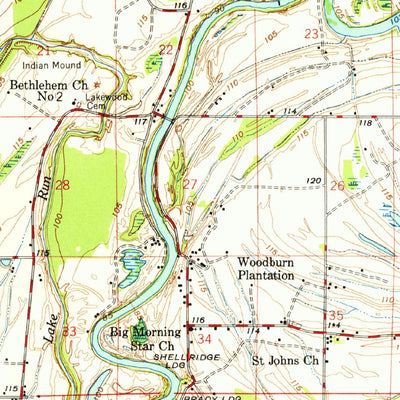 Baird, MS (1967, 62500-Scale) Map by United States Geological Survey ...