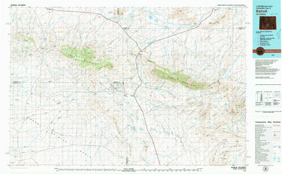 United States Geological Survey Bairoil, WY (1979, 100000-Scale) digital map